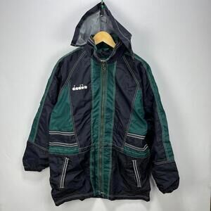 Vintage 90s Diadora Windbreaker Jacket Medium